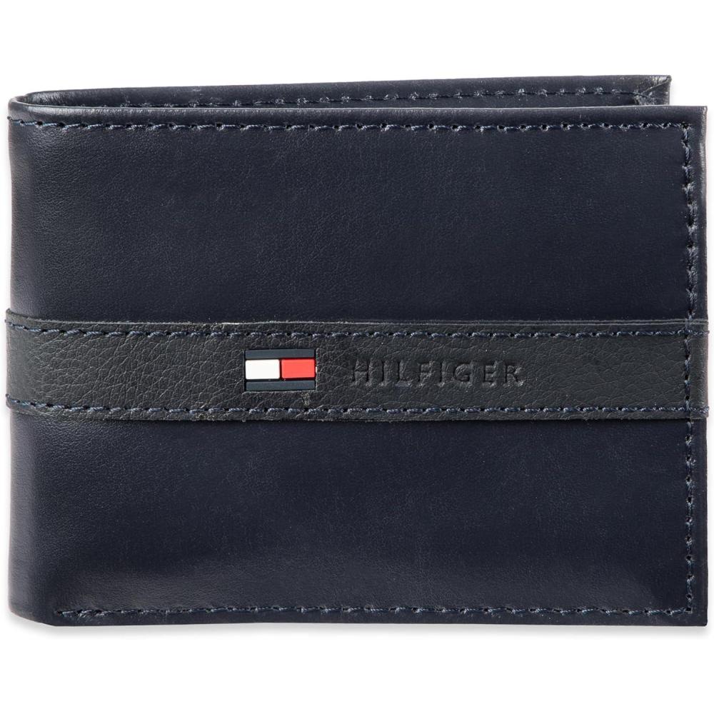 imageTommy Hilfiger Mens Stockon Coin WalletNavy Ned