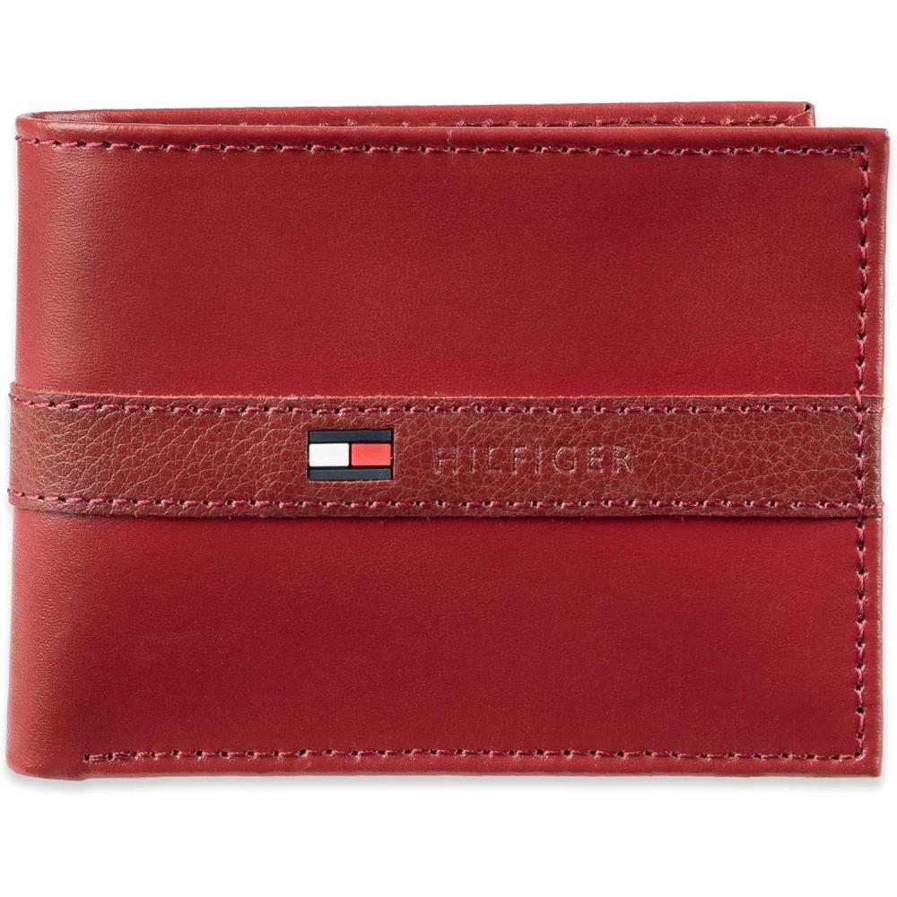 imageTommy Hilfiger Mens Stockon Coin WalletRed