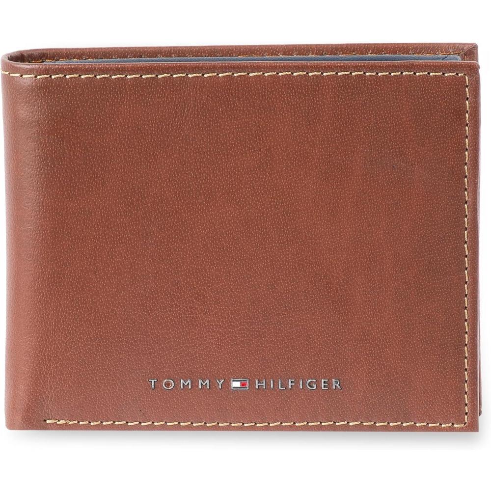 imageTommy Hilfiger Mens Stockon Coin WalletTanNavy