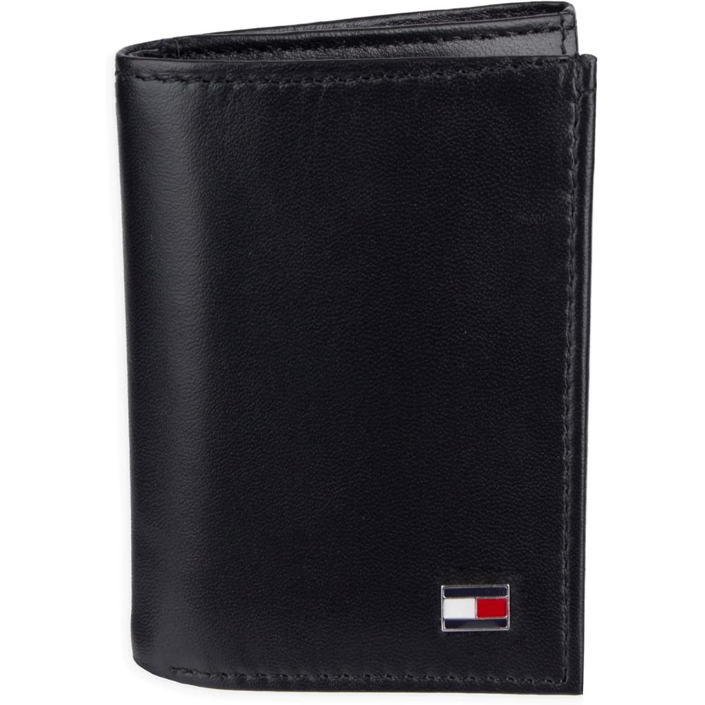 imageTommy Hilfiger Mens Trifold WalletOxford Black