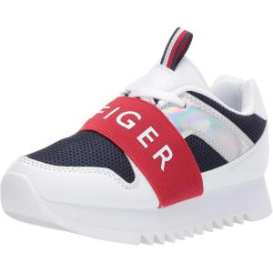 Tommy Hilfiger Girl’s Leslee Jogger (Little Kid/Big Kid)(White/Red/Metallic)