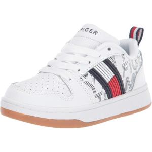 Tommy Hilfiger Kids’ Cade Court Low Little Kid Big Kid(White/Navy)
