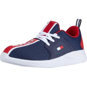 Tommy Hilfiger Kids Cadet Lace (Little Kid/Big Kid)(Navy Mesh/Red)