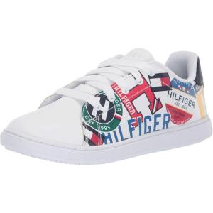 Tommy Hilfiger Kids Iconic Court (Toddler)(Multi/White)