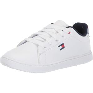 Tommy Hilfiger Kids Iconic Court (Toddler)(White Multi)