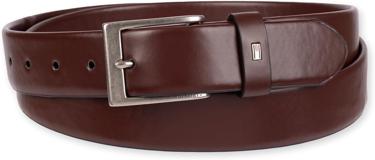 imageTommy Hilfiger Mens Casual SemiDress Belt Versatile for Work or Weekend Regular and Big ampamp Tall SizingBrown Stretch