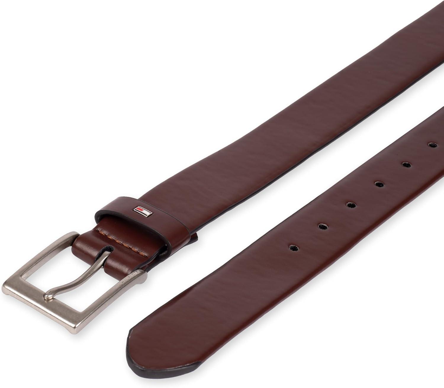 imageTommy Hilfiger Mens Casual SemiDress Belt Versatile for Work or Weekend Regular and Big ampamp Tall SizingBrown Stretch