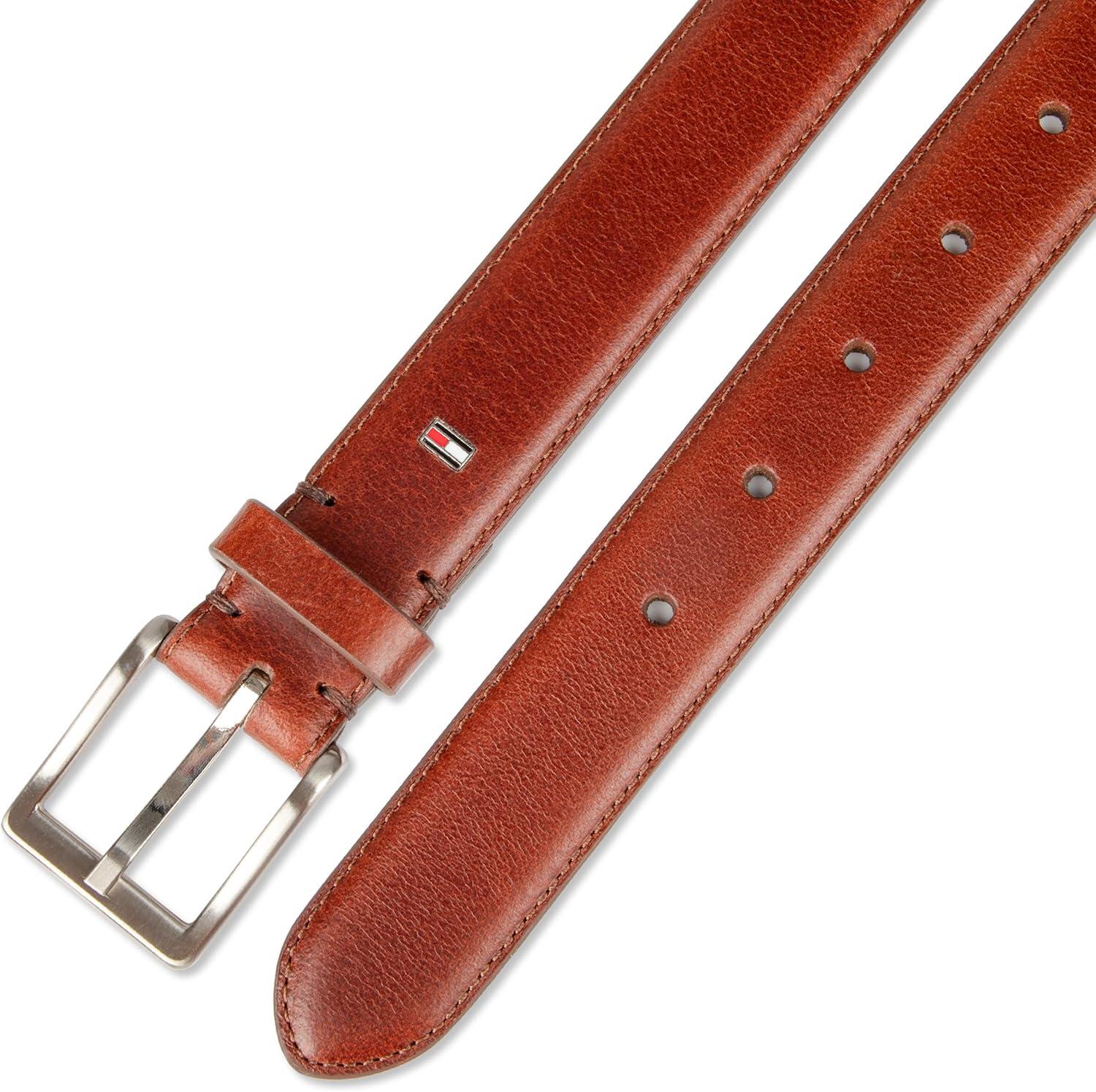 imageTommy Hilfiger Mens Casual SemiDress Belt Versatile for Work or Weekend Regular and Big ampamp Tall SizingTan Ornament