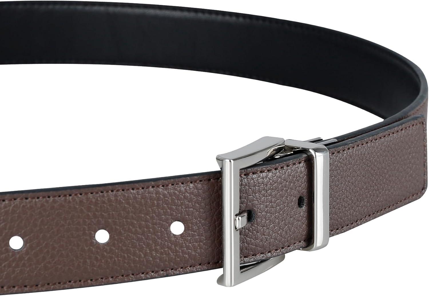 imageTommy Hilfiger mens Reversible BeltBrownBlack Stretch