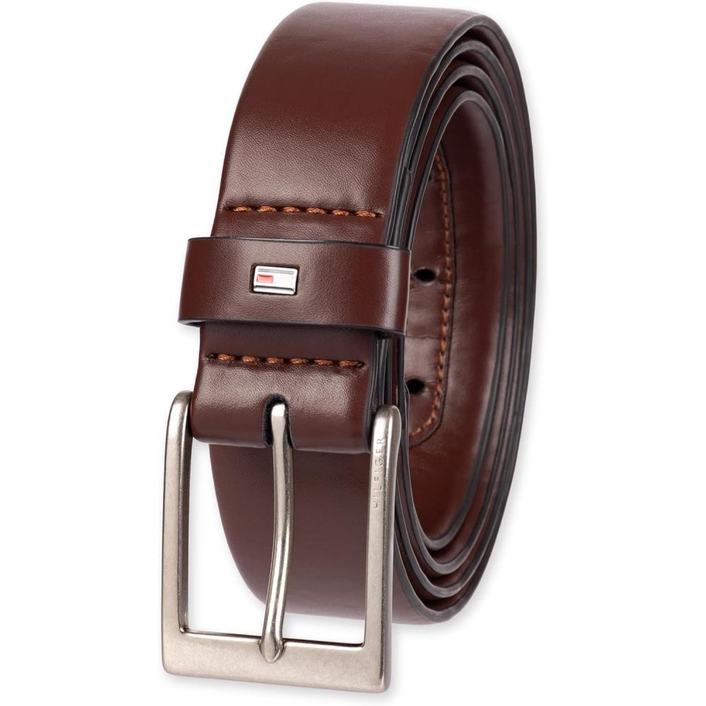 imageTommy Hilfiger Mens Casual SemiDress Belt Versatile for Work or Weekend Regular and Big ampamp Tall SizingBrown Stretch