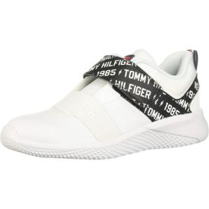 Tommy Hilfiger Kids Unisex-Child Cadet Strap(White/Black)