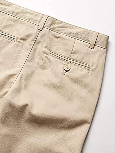 imageTommy Hilfiger Boys Flat Front Twill Blend Dress Pants Kids School UniformsKhaki