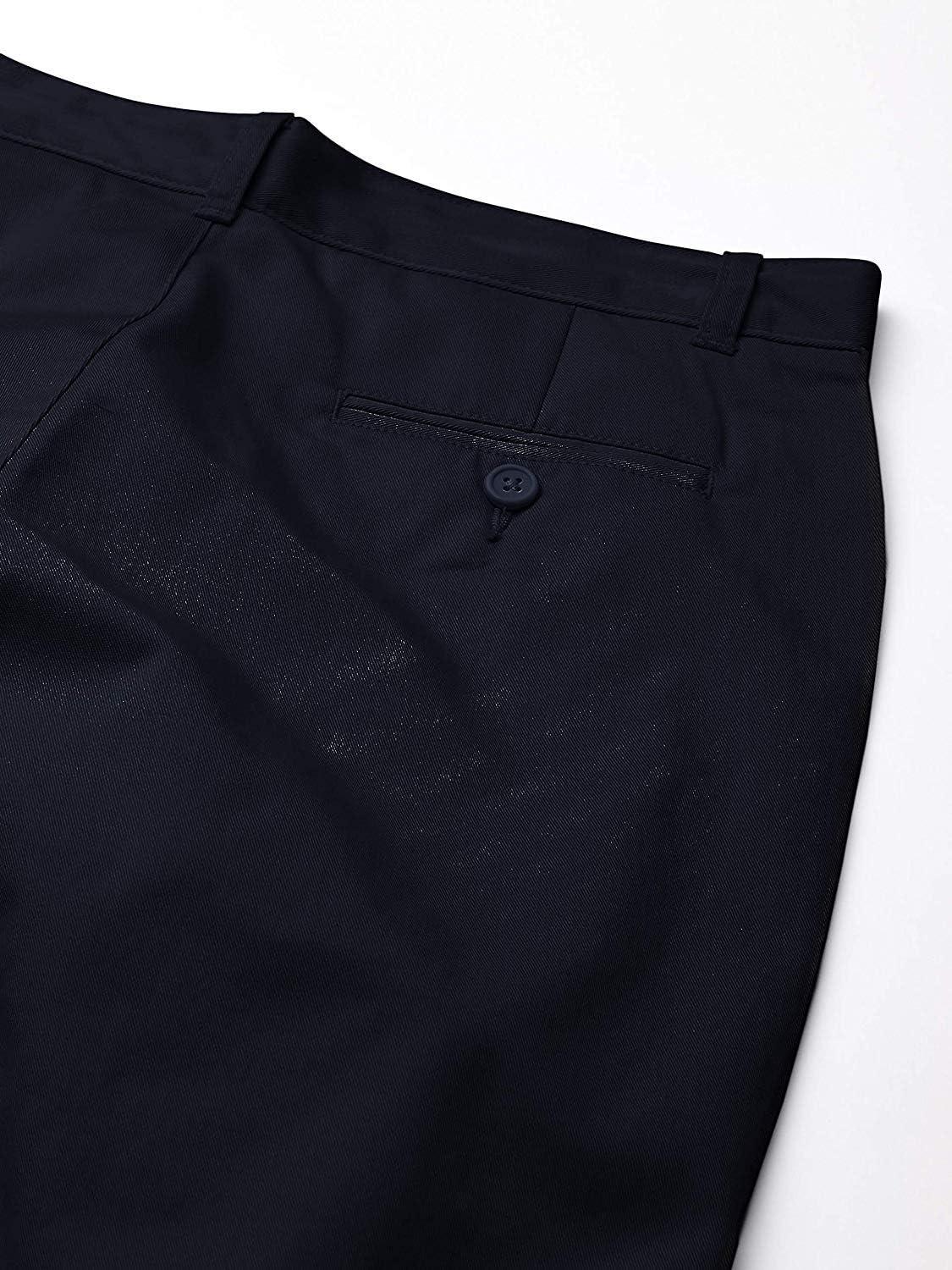 imageTommy Hilfiger Boys Flat Front Twill Blend Dress Pants Kids School UniformsNavy