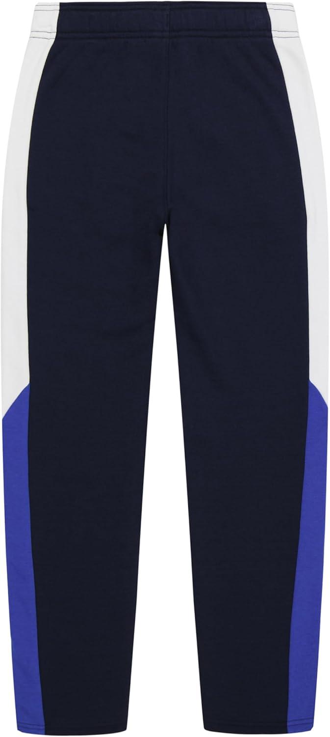 imageTommy Hilfiger Boys Fleece Jogger Sweatpant Drawstring ClosureNavy Blazer Action