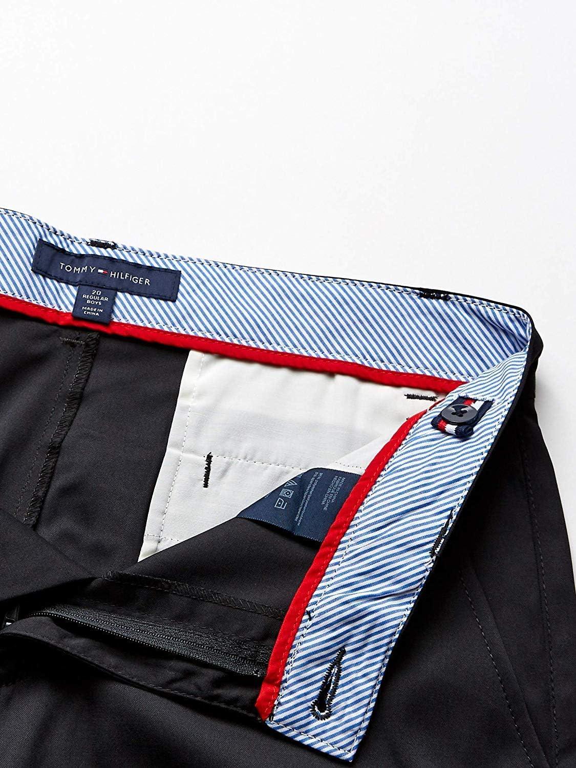 imageTommy Hilfiger Boys Performance Golf Shorts Breathable Kids School Uniform ClothesBlack