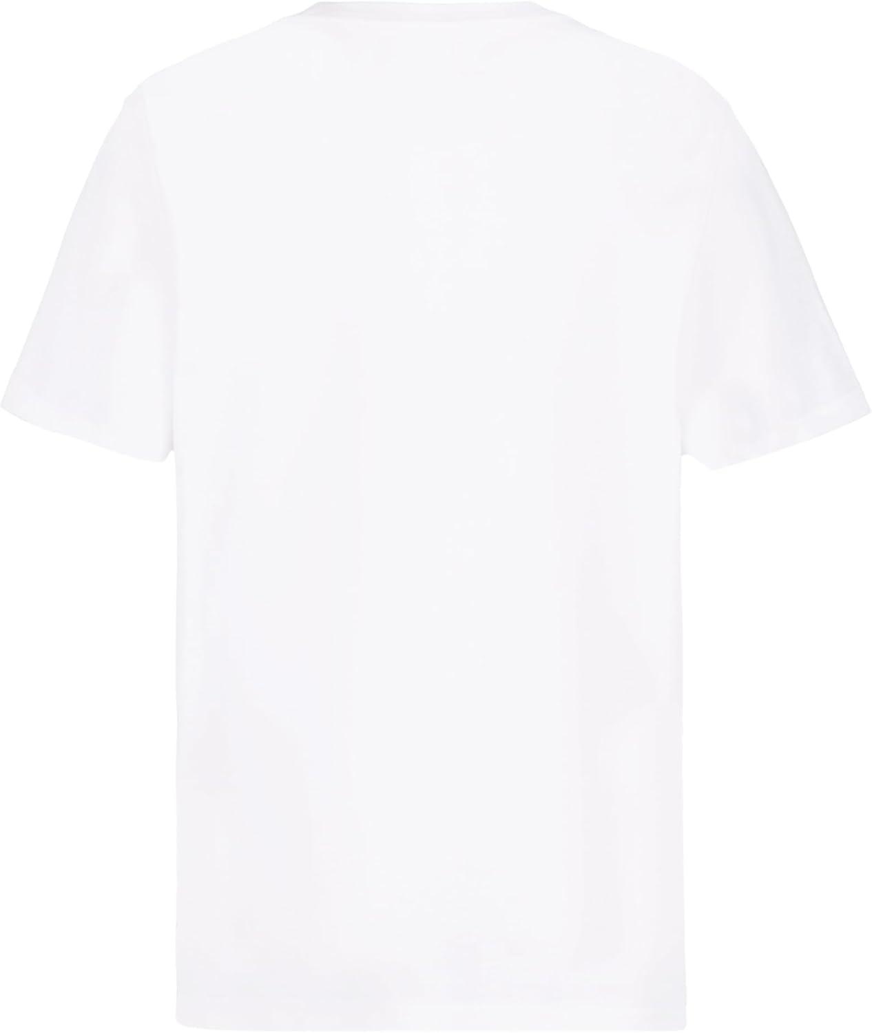 imageTommy Hilfiger Boys Short Sleeve Graphic Crew Neck TShirt Soft Comfortable Relaxed FitHilfiger H Fresh White