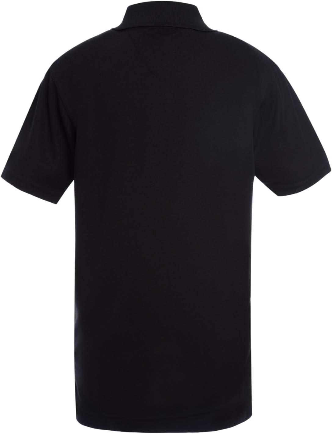 imageTommy Hilfiger CoEd Short Sleeve Kids School Uniform Performance Polo ShirtBlack