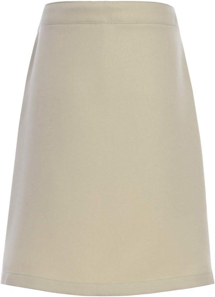 imageTommy Hilfiger Girls Adjustable Solid Pleated Classic Skort Kids School UniformKhaki