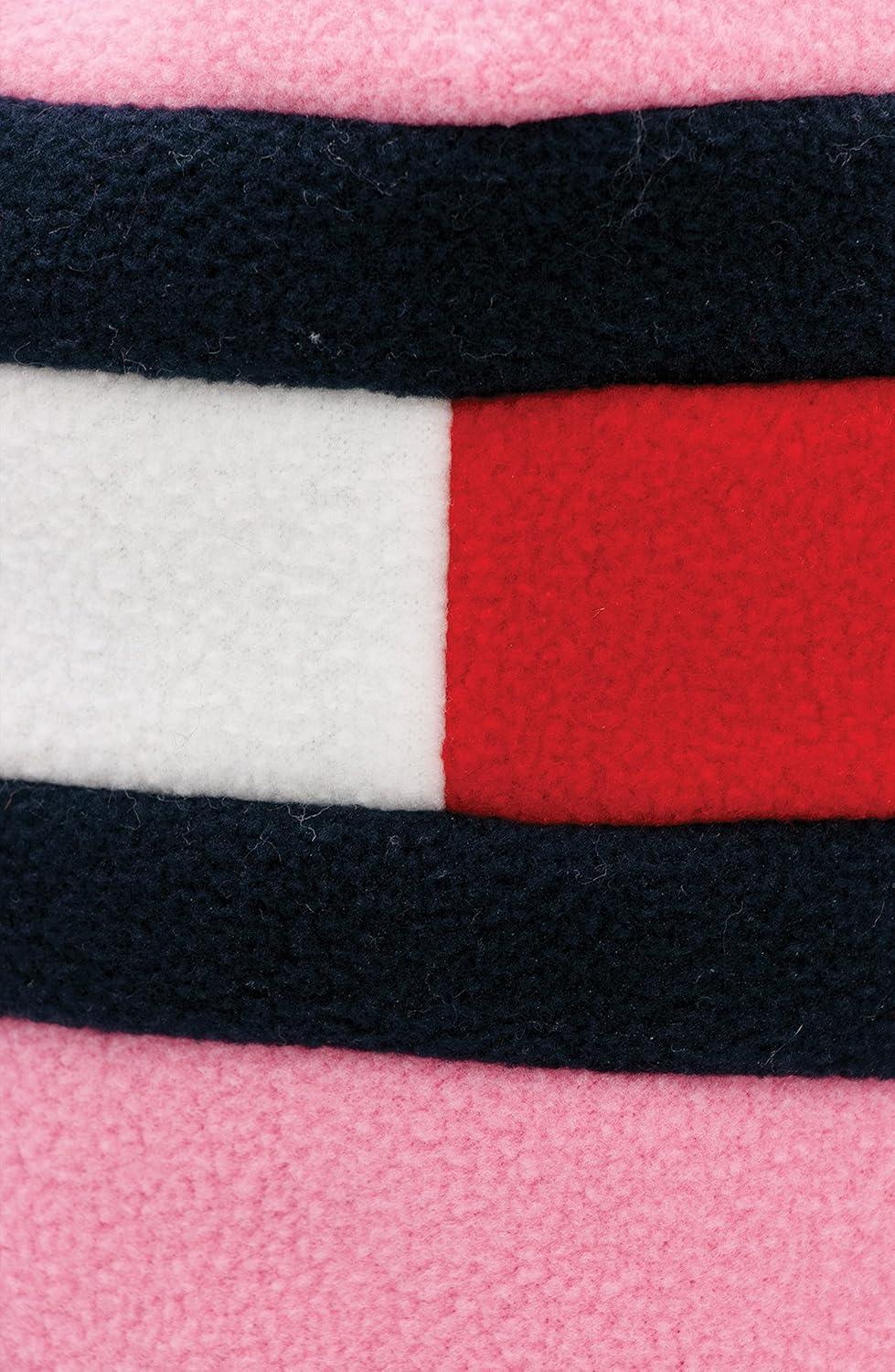 imageTommy Hilfiger Girls Cuffed Hat with Pom PomPink Earflap