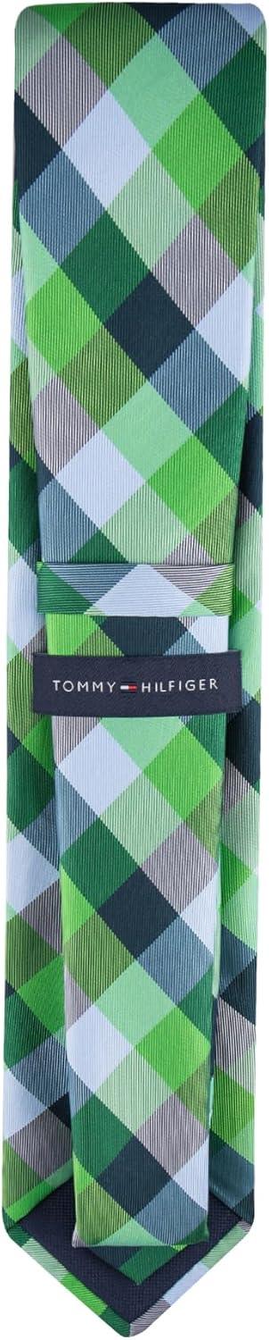imageTommy Hilfiger Mens Classic Tartan Pattern TieGreen