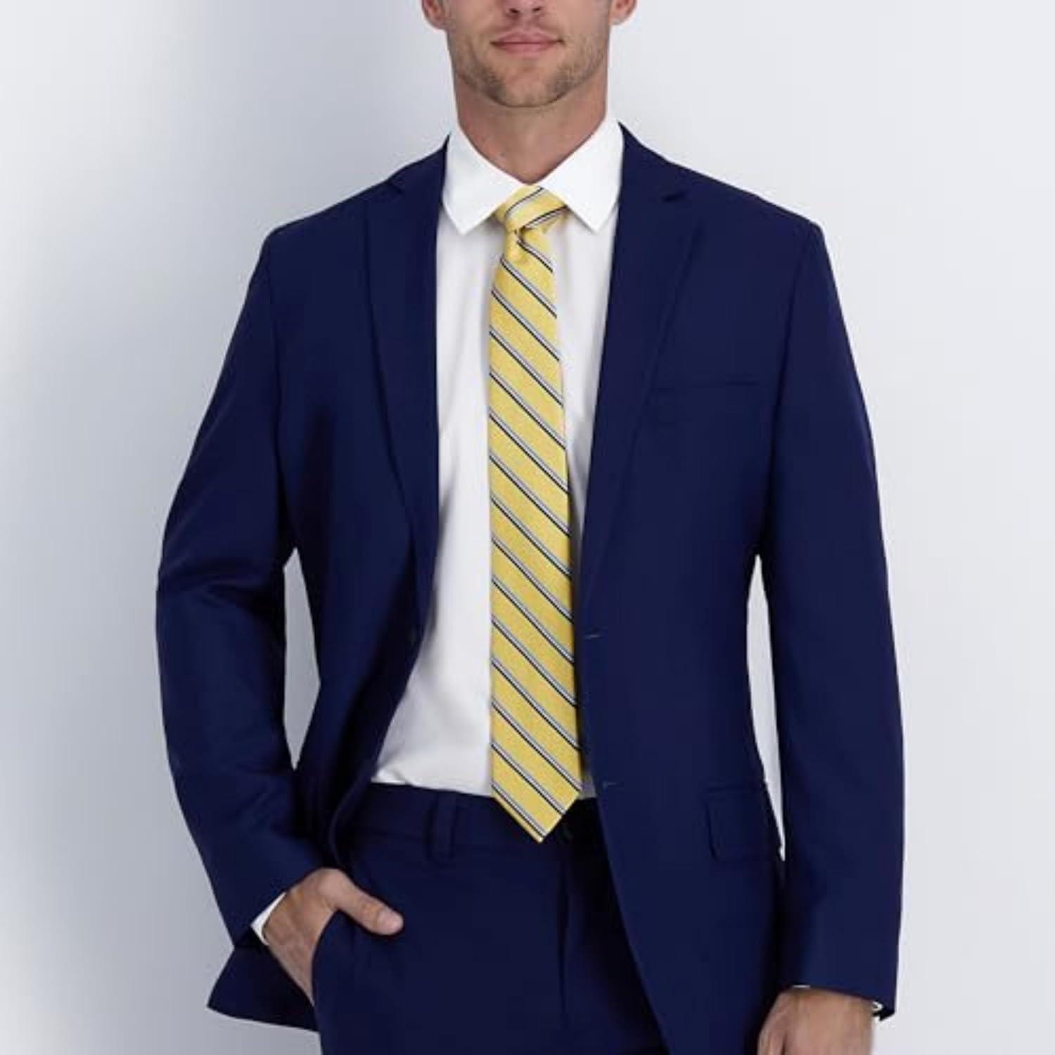 imageTommy Hilfiger Mens Core and Exotic Stripe TiesYellow Core