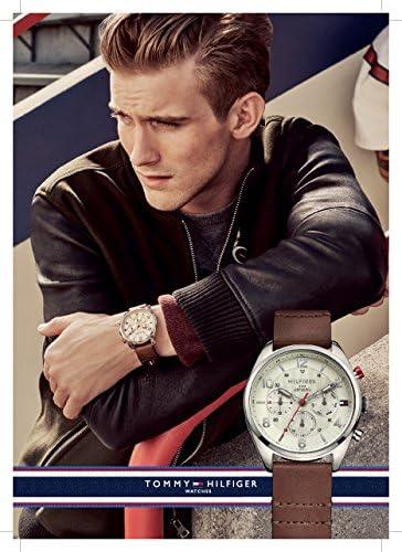 imageTommy Hilfiger Mens Jewelry Leather Thick Braided BraceletBlack