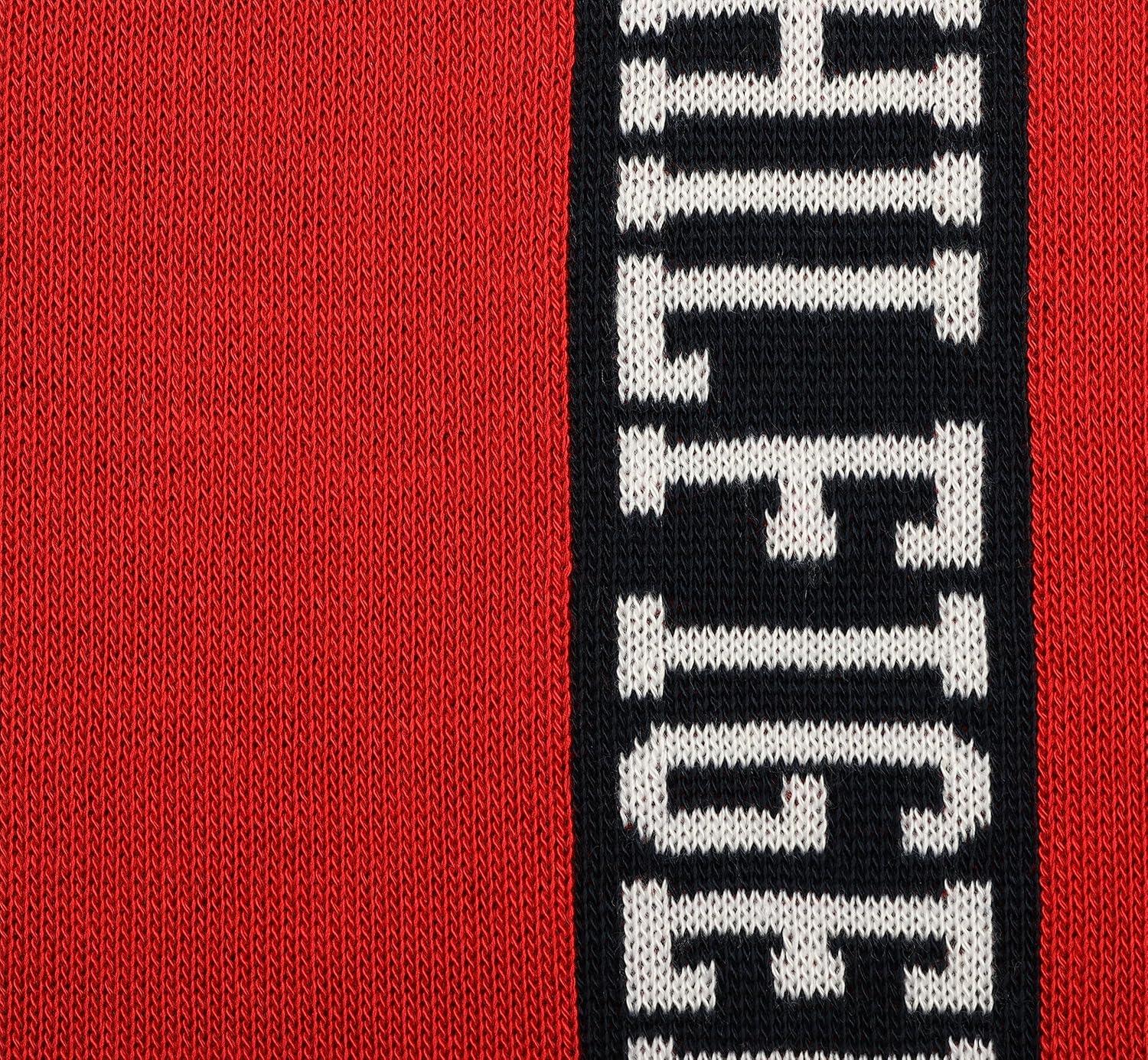 imageTommy Hilfiger Mens Logo Mix Scarf Primary Red Multi One Size