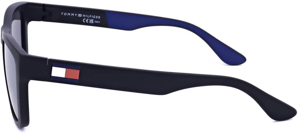 imageTommy Hilfiger Mens TH1557S Rectangular Sunglasses MTT BLACK 54 mm