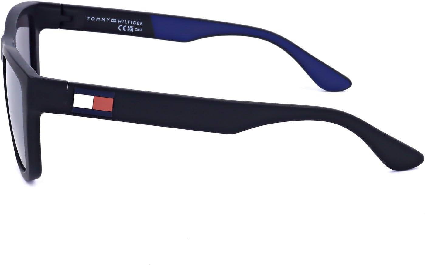 imageTommy Hilfiger Mens TH1557S Rectangular Sunglasses MTT BLACK 54 mm