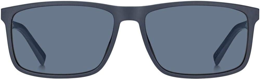 imageTommy Hilfiger Mens Th 1675S Rectangular SunglassesColor Blue in Matt Ruthenium Matt