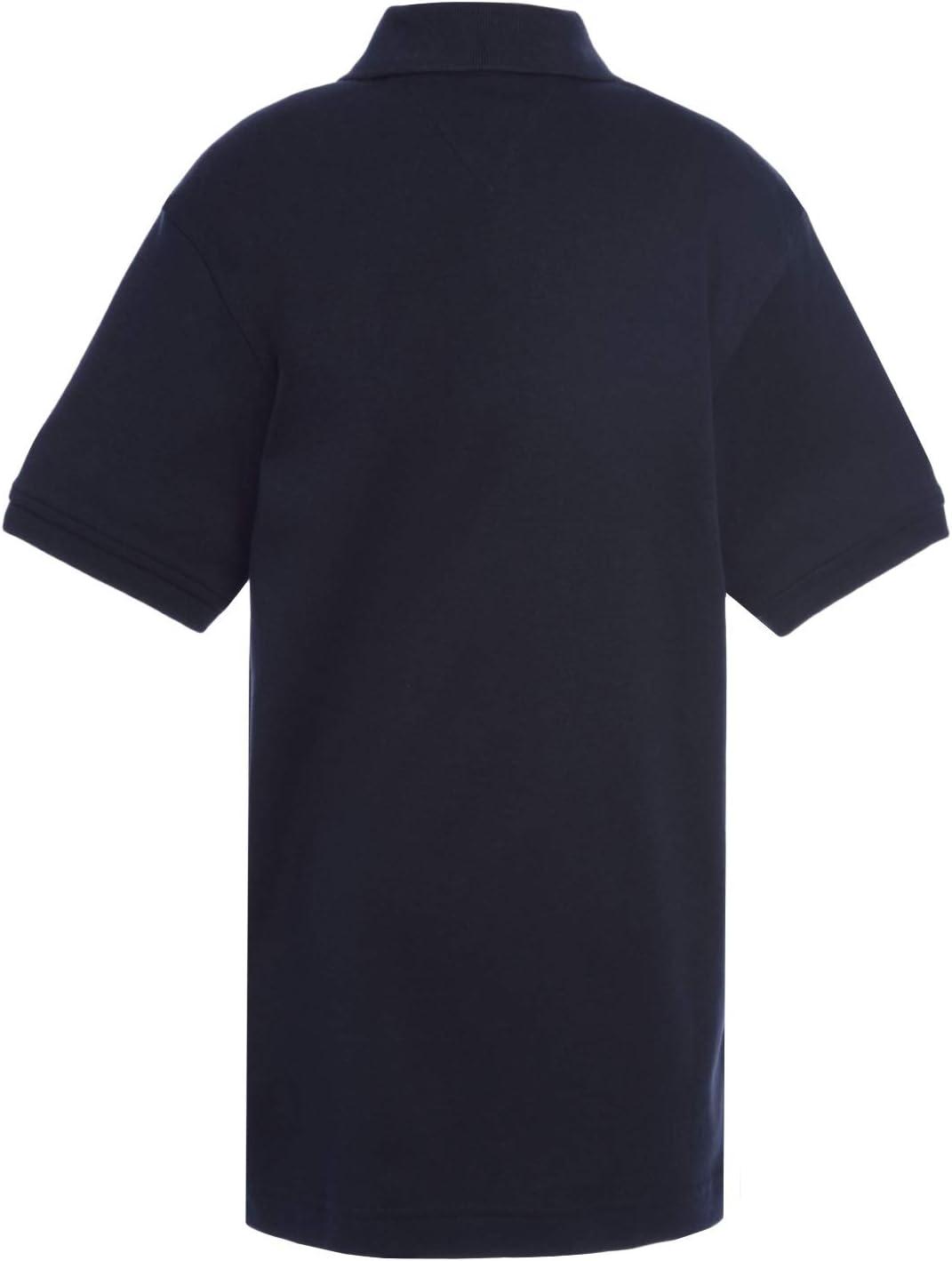 imageTommy Hilfiger UnisexChild Short Sleeve Interlock Coed Polo Shirt Boys ampamp Girls School Uniform ClothesNavy