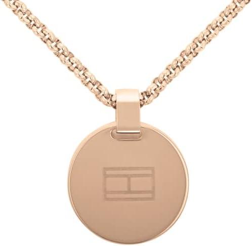imageTommy Hilfiger Womens Jewelry Ionic Plated Carnation Gold Steel Necklace with Mother of Pearl Color Carnation Gold Model 2780657