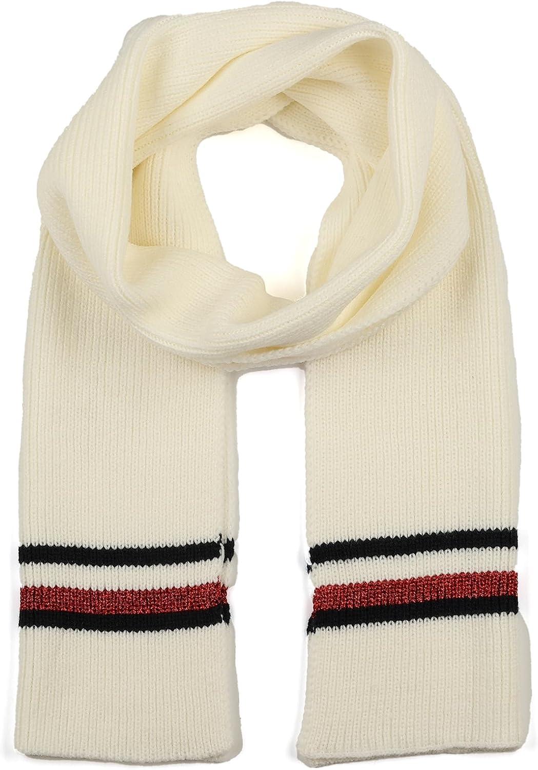 imageTommy Hilfiger Womens Metallic Stripe ScarfEcru Multi