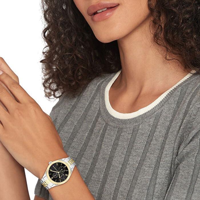 imageTommy Hilfiger Womens Multifunction Stainless Steel Case and Link Bracelet WatchTwo Tone