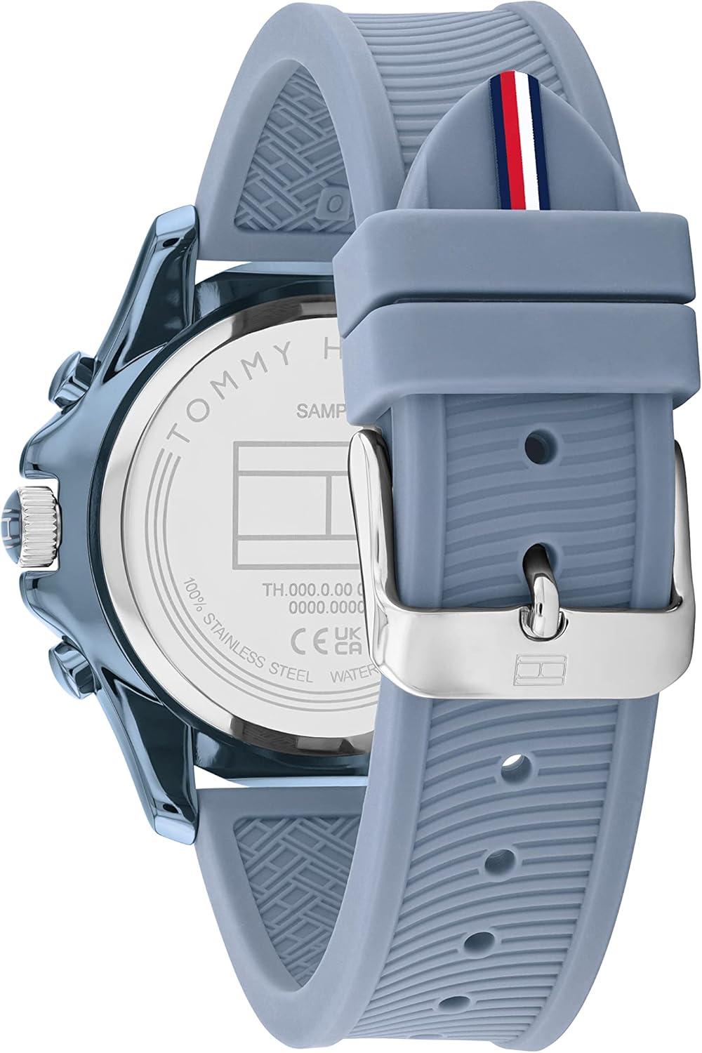 imageTommy Hilfiger Womens Preppy Stainless Steel Quartz Watches Effortlessly StylishBlueBlue