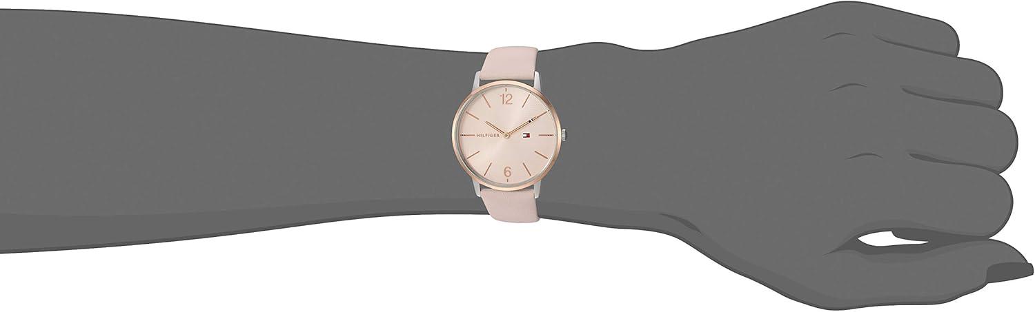 imageTommy Hilfiger Womens Quartz Stainless Steel and Leather Strap Casual Watch Color Pink Model 1781973