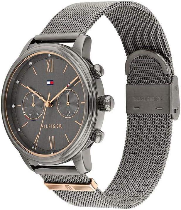 imageTommy Hilfiger Womens Quartz Watch with Stainless Steel Strap Gray 18 Model 1782304