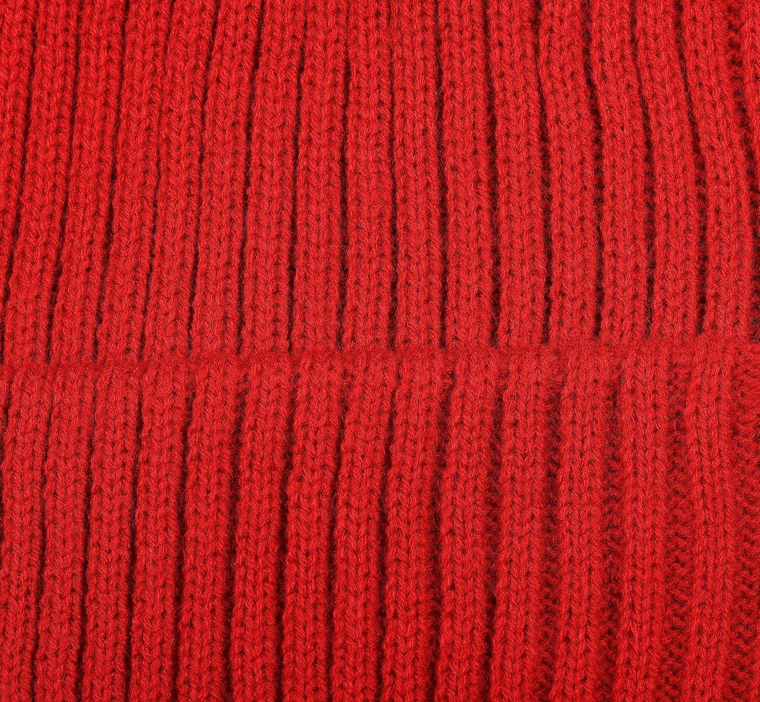 imageTommy Hilfiger Womens Rib Cuff HatPrimary Red