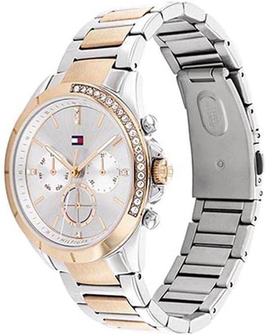 imageTommy Hilfiger Womens Sporty Watch Multifunction Stainless Steel Wristwatch Water Resistant up to 5 ATM50 Meters Premium Fashion Timepiece for All Occasions 38 mmGrey