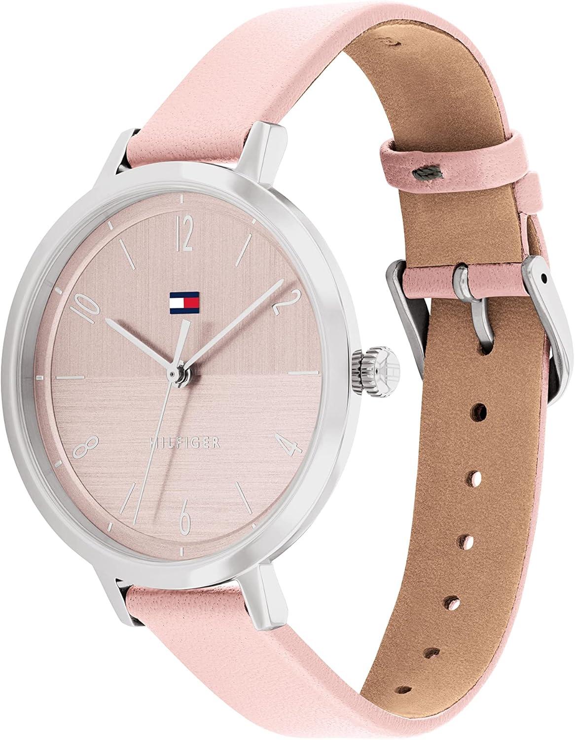imageTommy Hilfiger Womens Stainless Steel Quartz Watches Timekeeping with StyleBlush