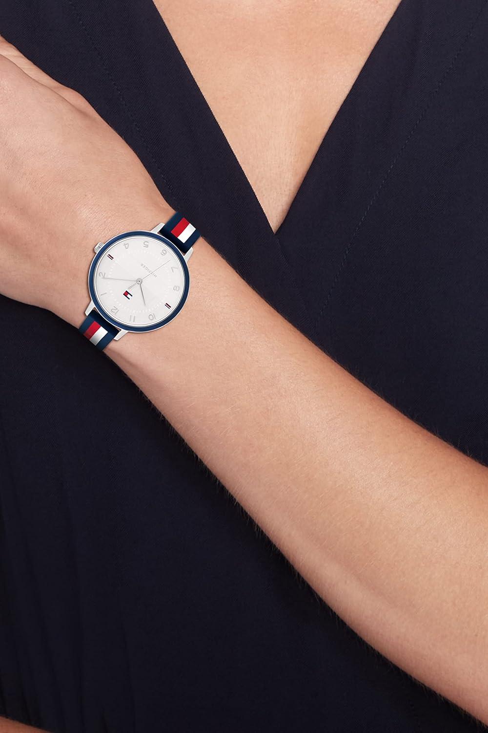 imageTommy Hilfiger Womens Stainless Steel Quartz Watches Timekeeping with StyleWhite