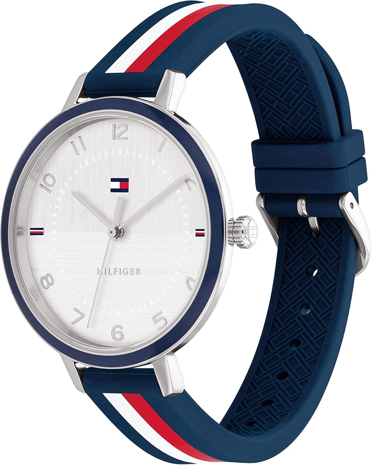 imageTommy Hilfiger Womens Stainless Steel Quartz Watches Timekeeping with StyleWhite