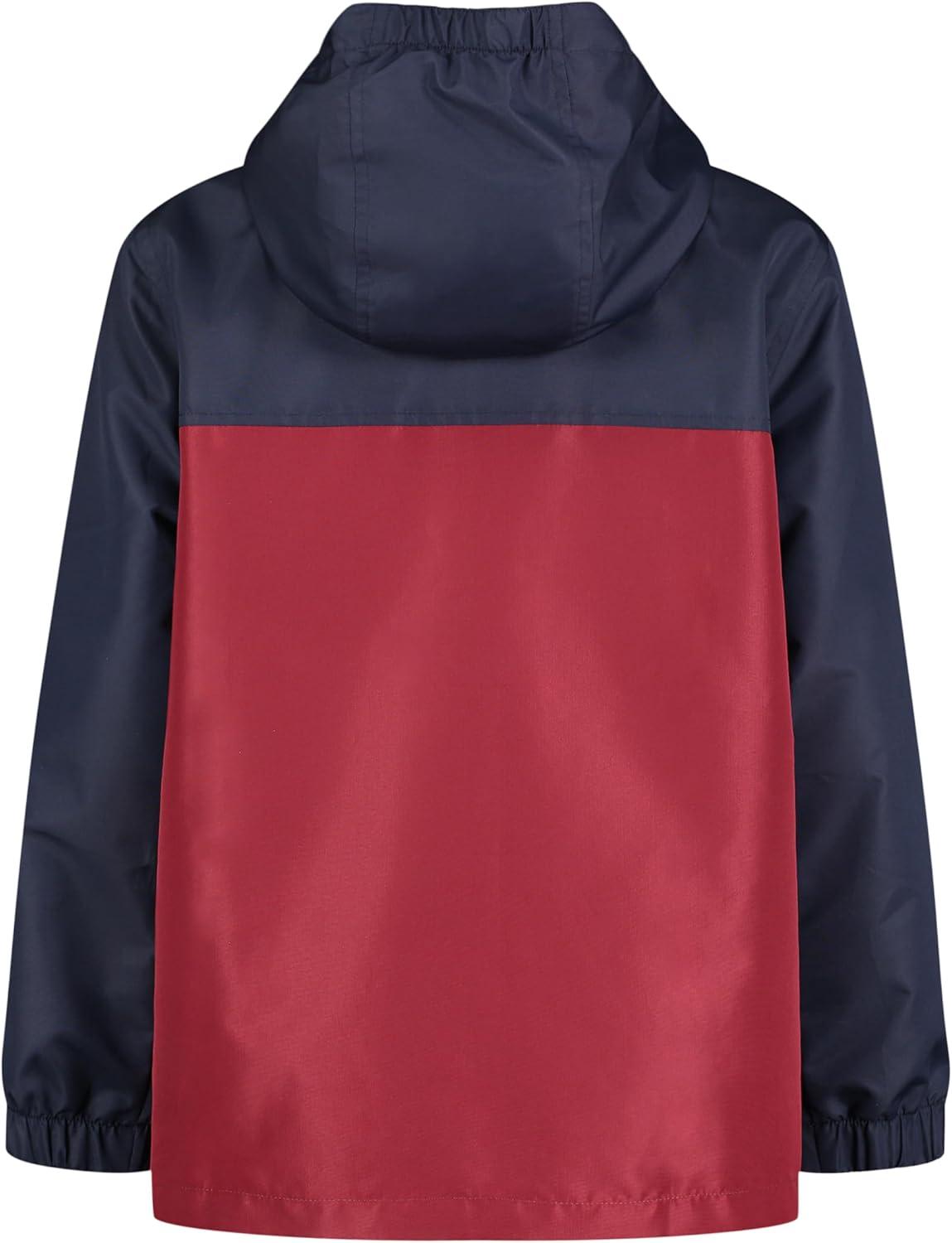 imageTommy Hilfiger boys Lightweight Popover Windbreaker With HoodNavy Blazer