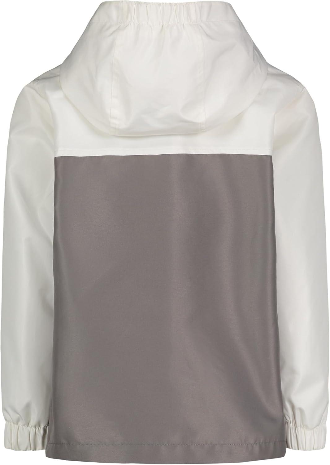 imageTommy Hilfiger boys Lightweight Popover Windbreaker With HoodSnow White