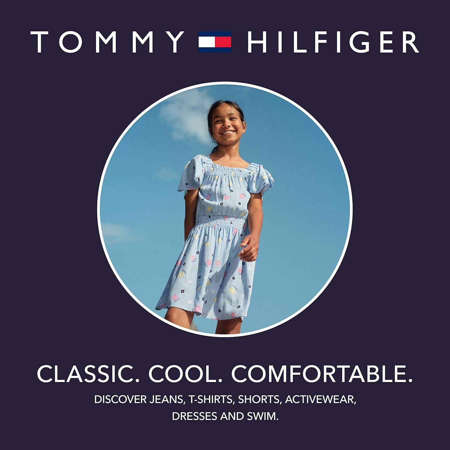 imageTommy Hilfiger girls Fleece Pullover Crewneck SweatshirtNavy Blazer 09g