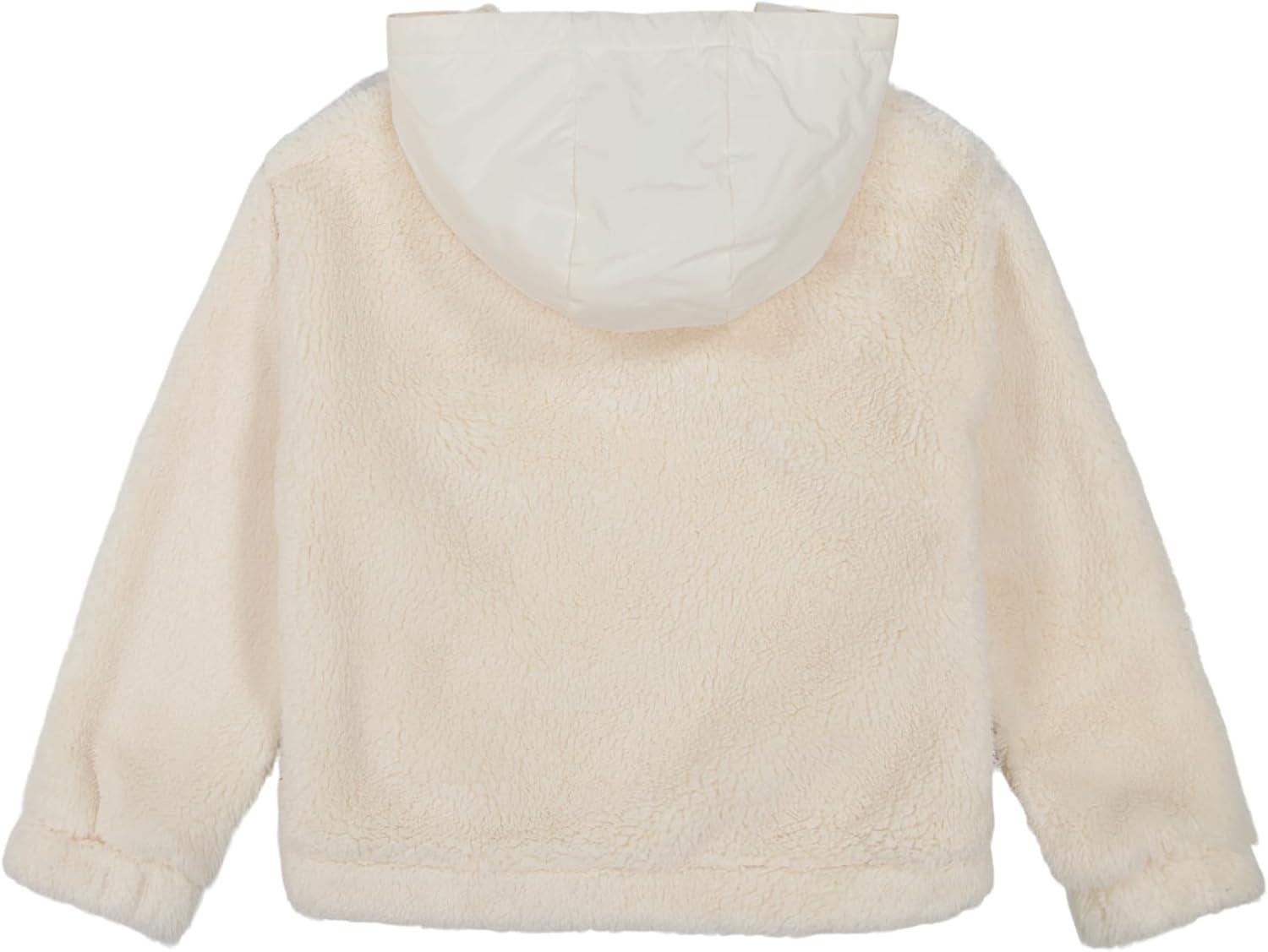 imageTommy Hilfiger girls Fleece Pullover Crewneck SweatshirtWhite Swan Mixed