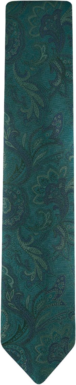 imageTommy Hilfiger mens Tonal Paisley TieHunter Green