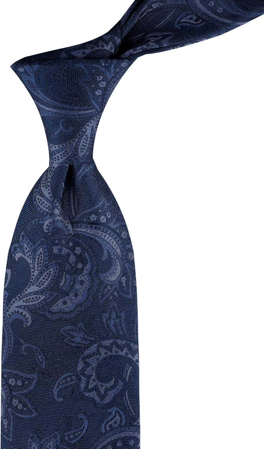 imageTommy Hilfiger mens Tonal Paisley TieNavy