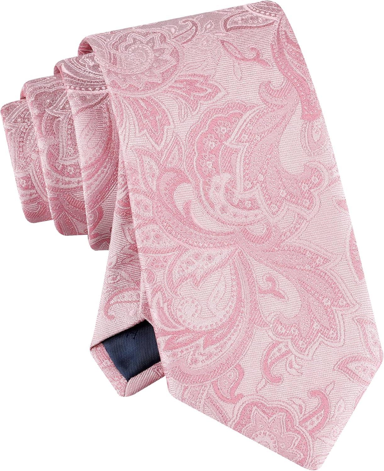 imageTommy Hilfiger mens Tonal Paisley TiePink