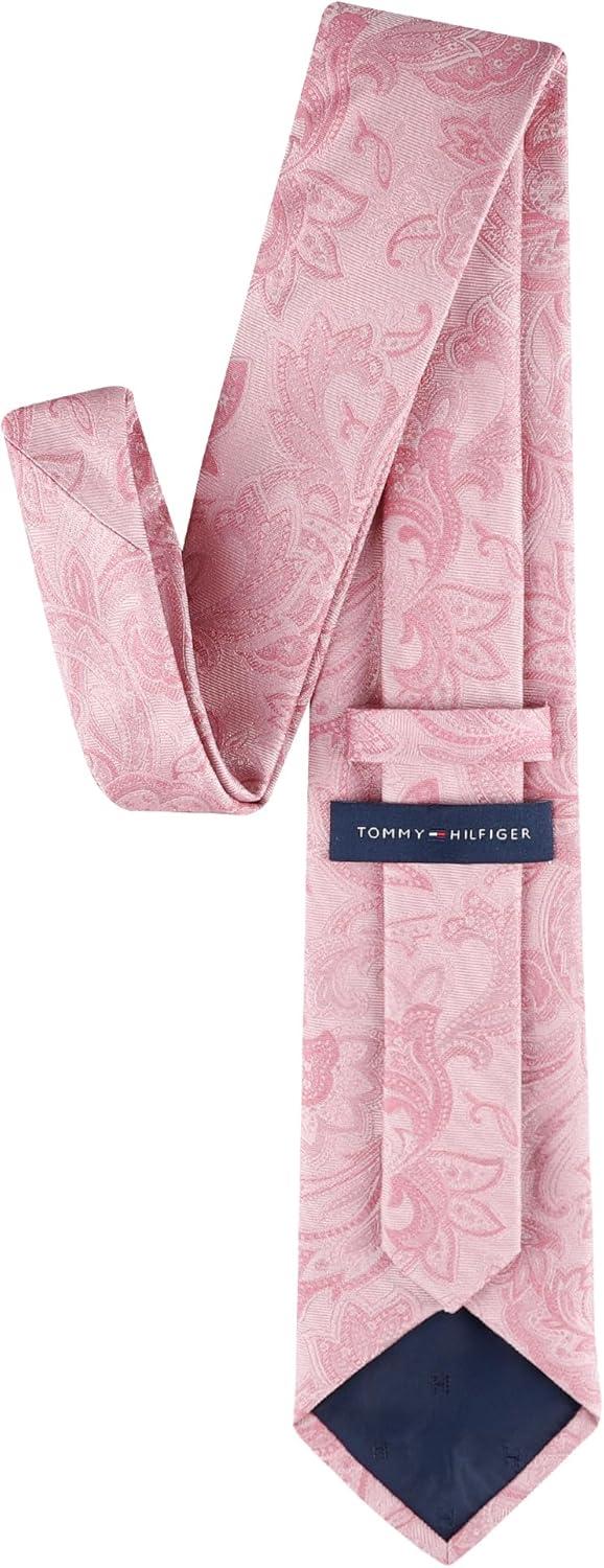 imageTommy Hilfiger mens Tonal Paisley TiePink